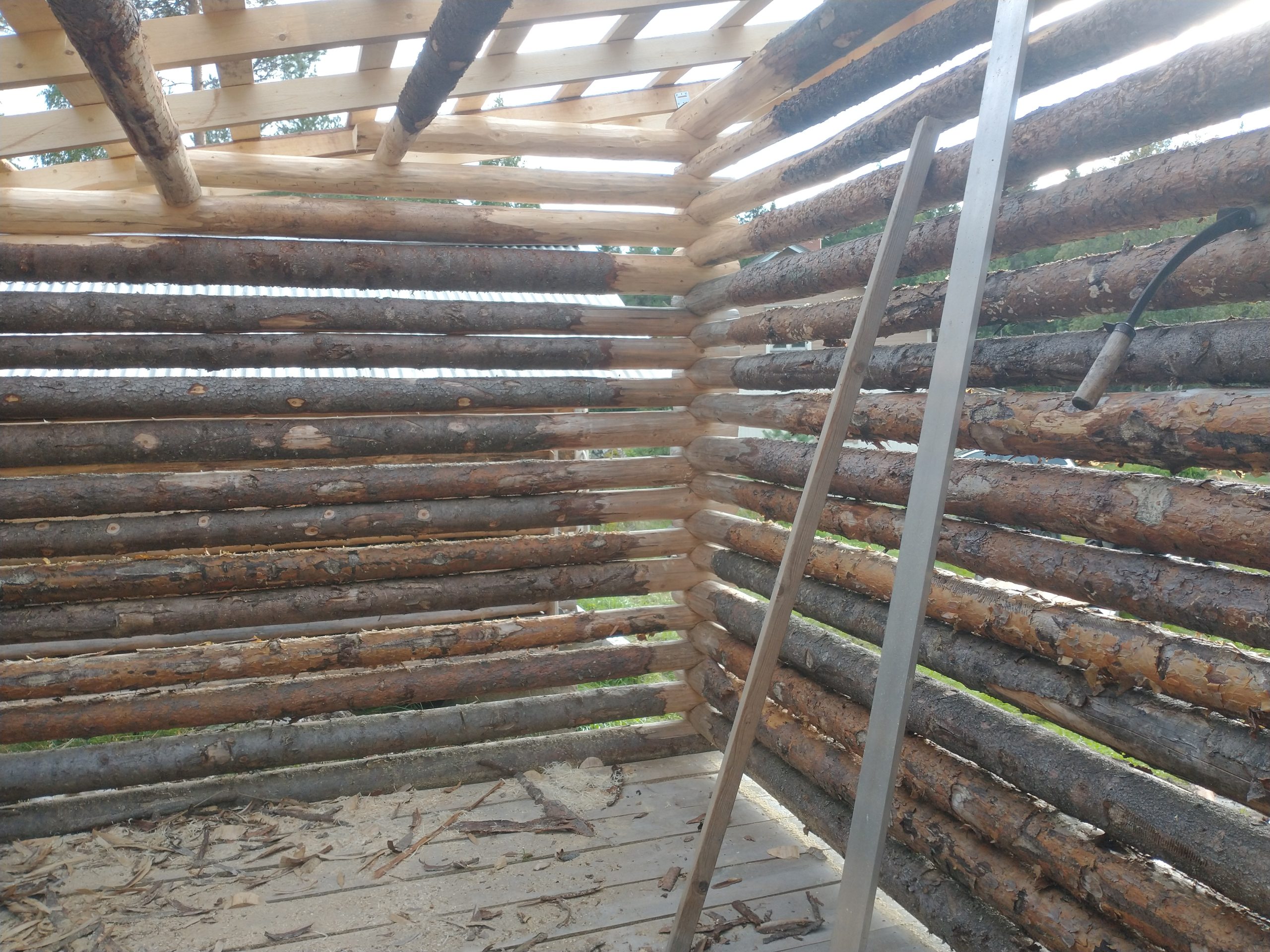 Trästuga till traktor