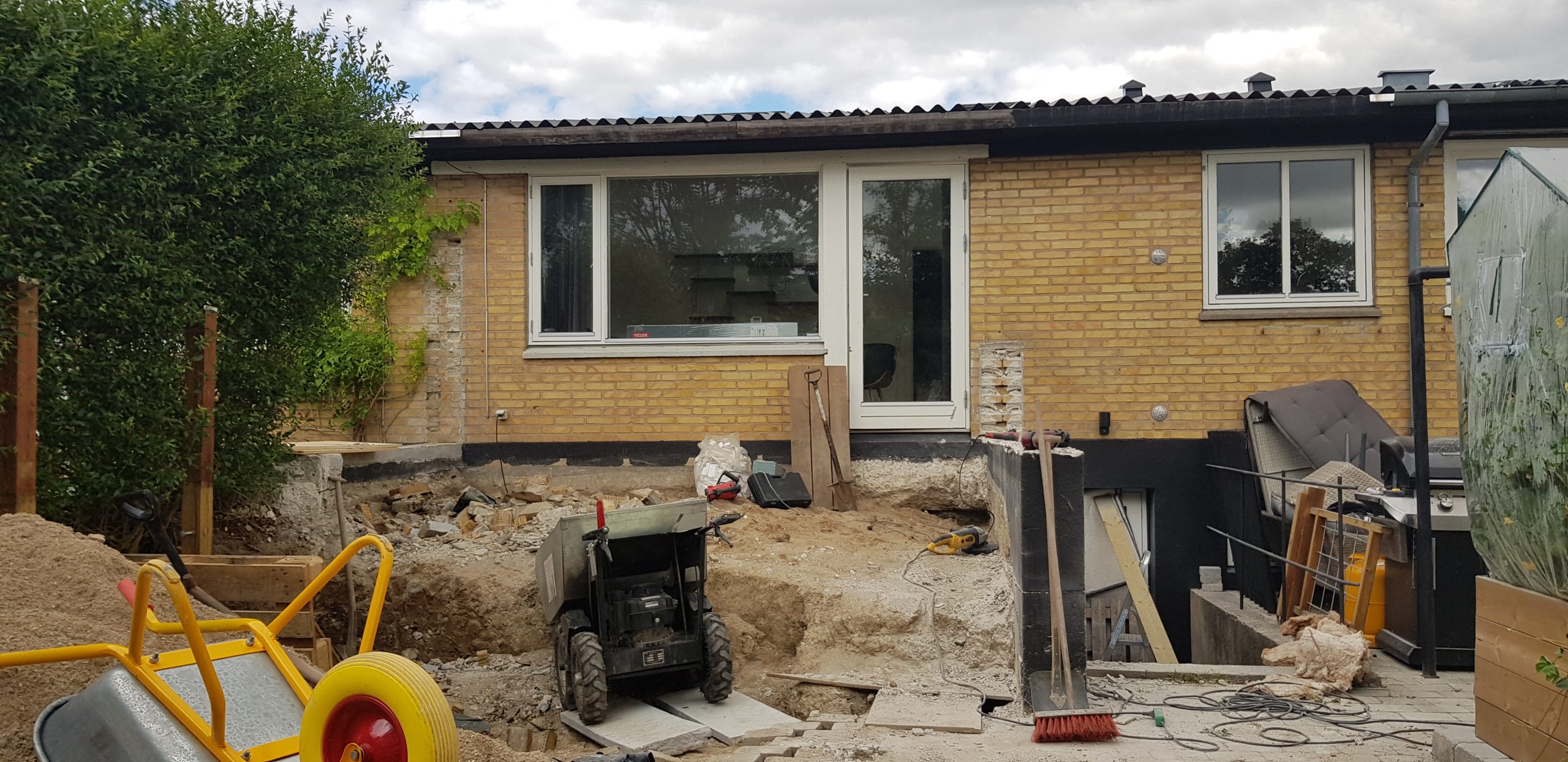 Tilbygning til rækkehus