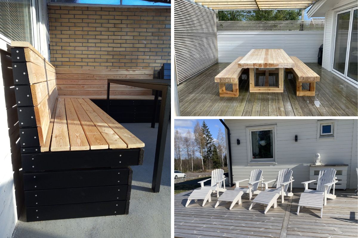 Utemöbler - bilder, idéer och inspiration