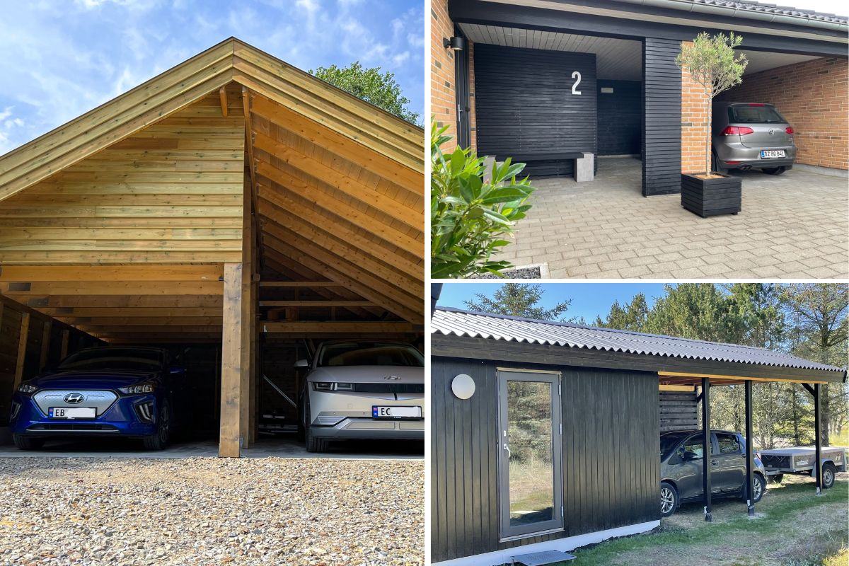 Carportar - bilder, idéer och inspiration