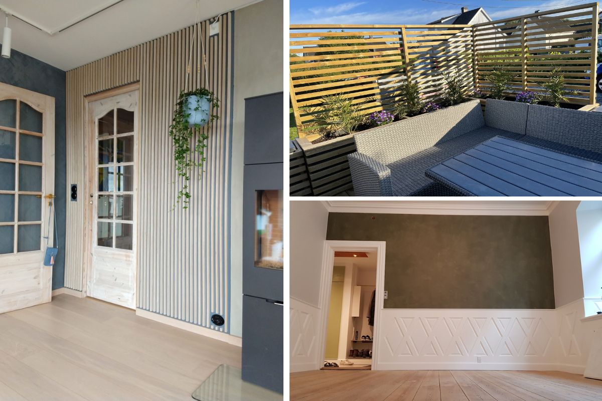 Vägg - bilder, idéer och inspiration