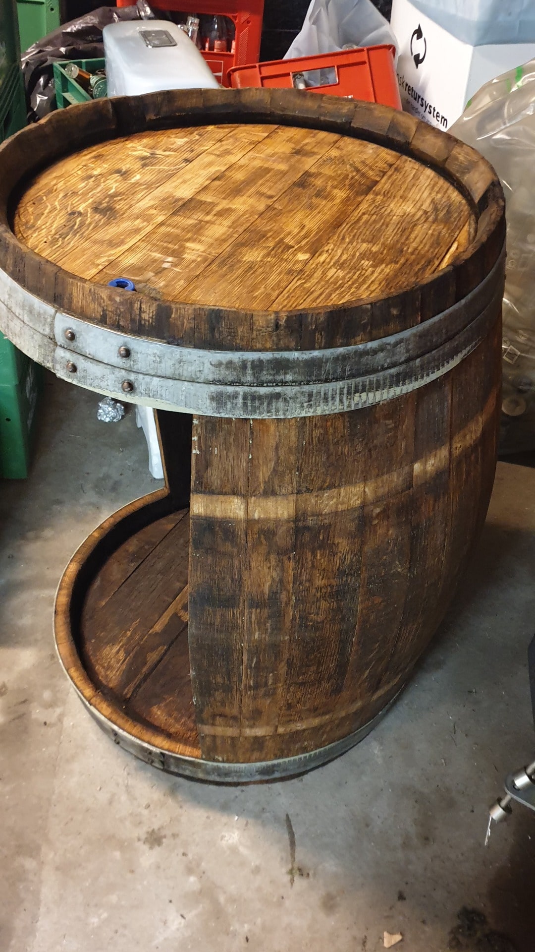 Bar i gammel vintønne