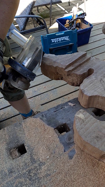 Elguitar af bøgeskive