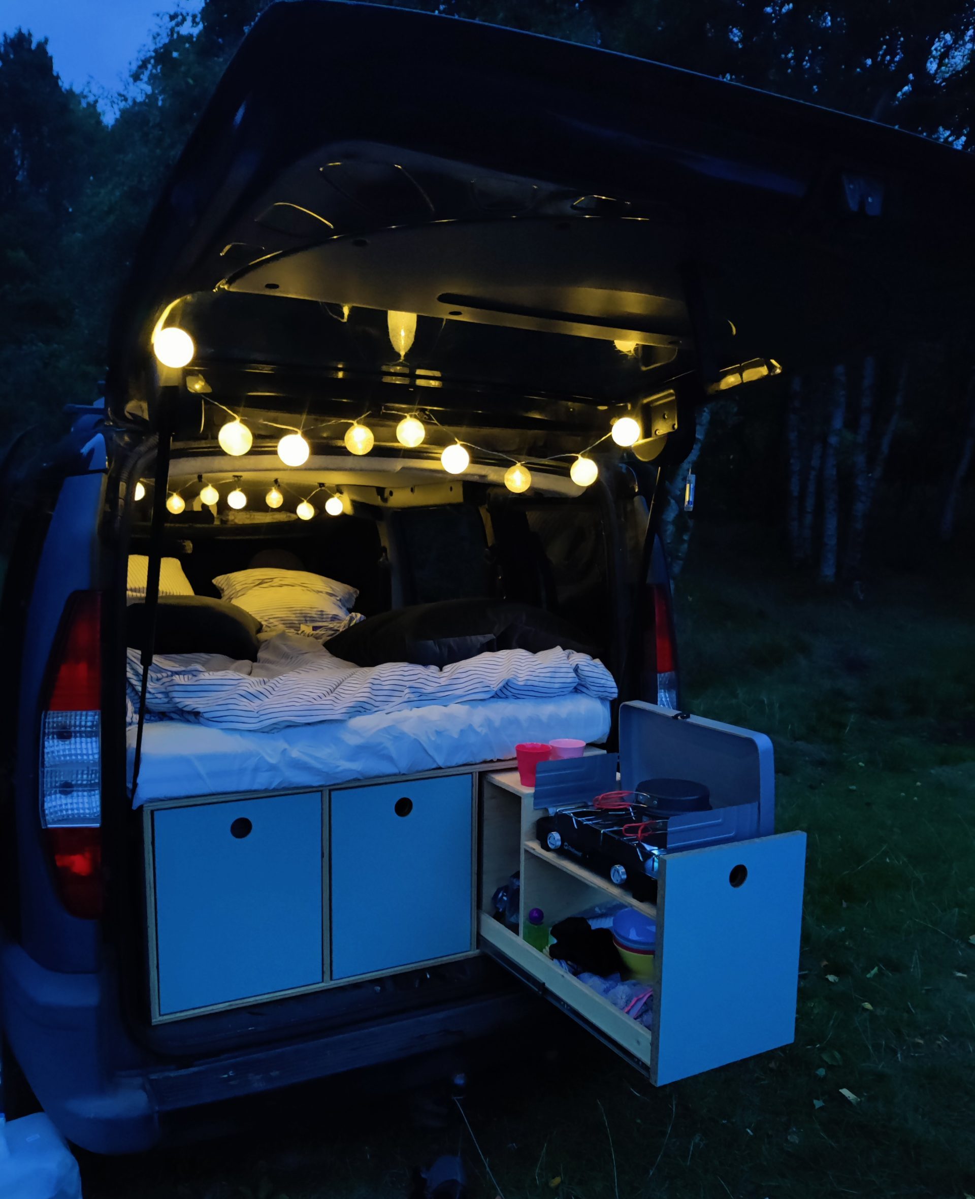 Ombyggnad av Fiat Doblo till autocamper