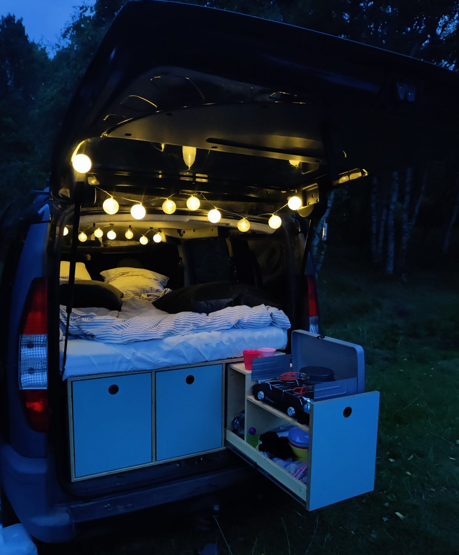 Fiat Doblon muuttaminen asuntoautoksi