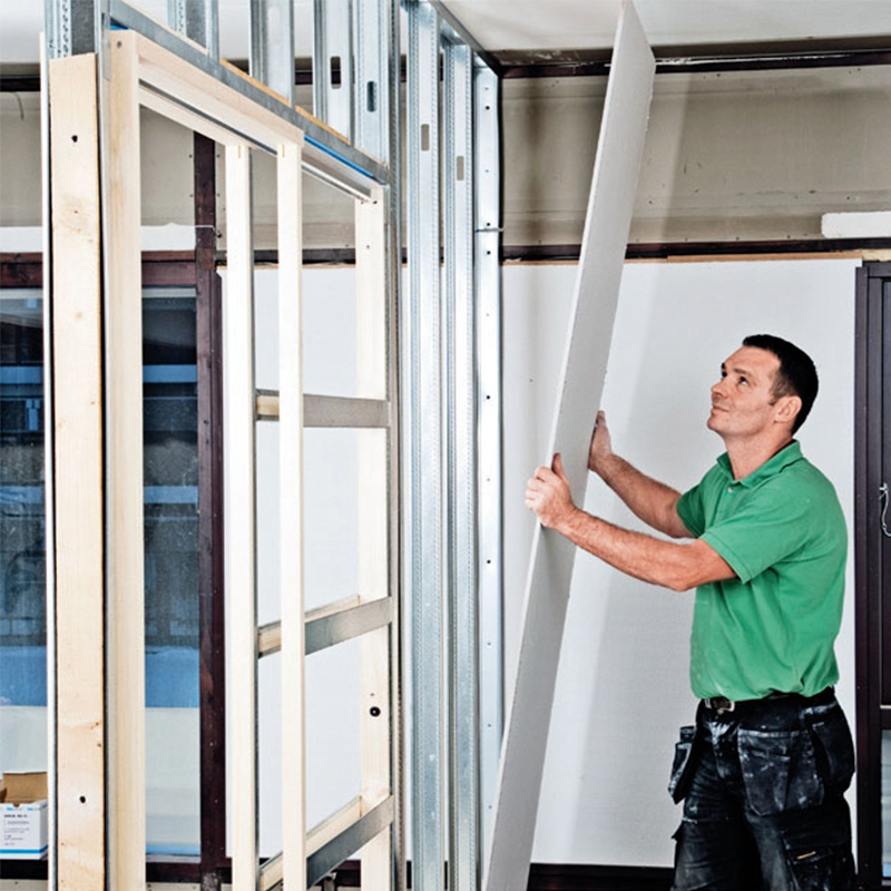 Gipsplate montering 2