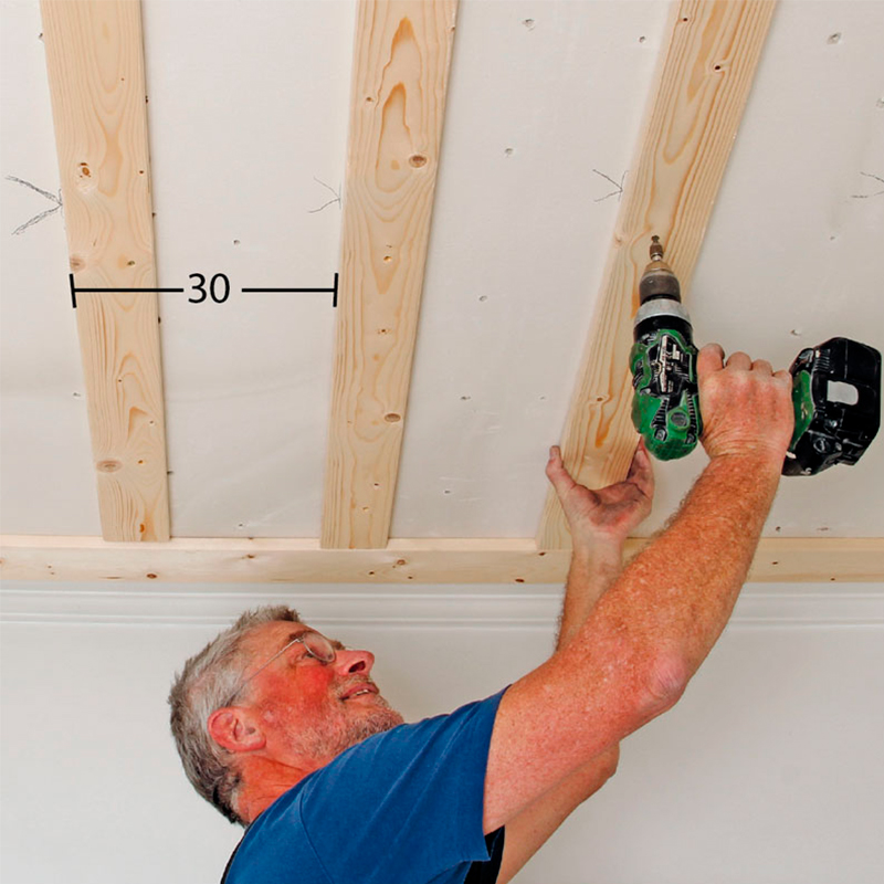 Kipsilevyt kattoon 1