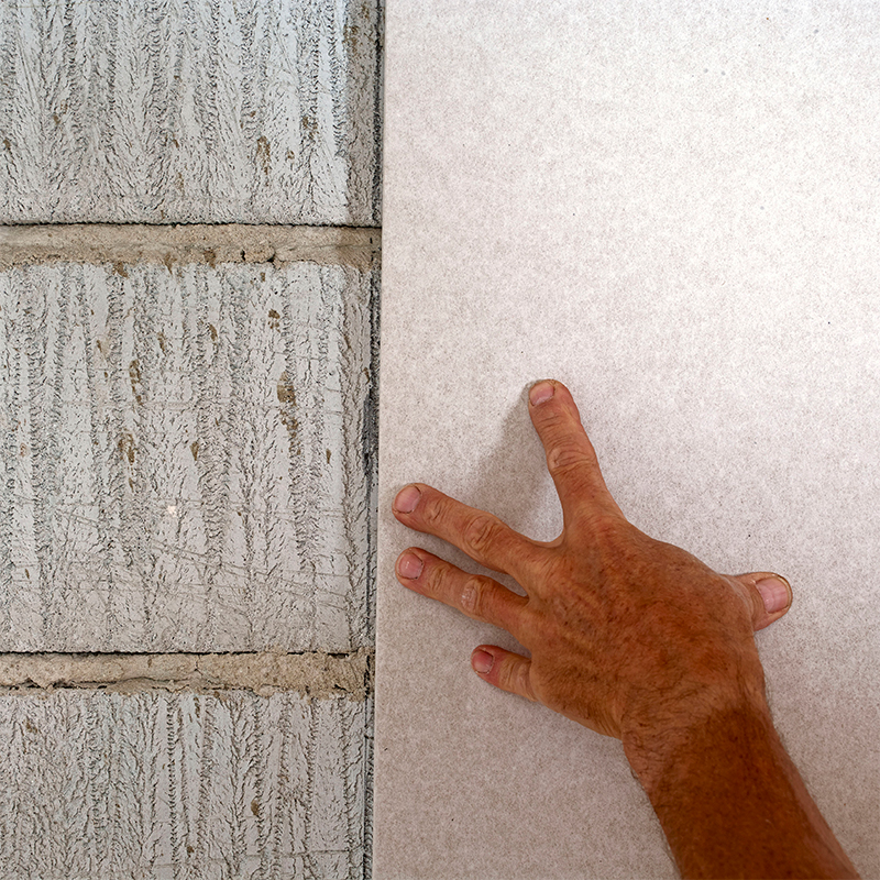 Tunna gipsskivor montering 4