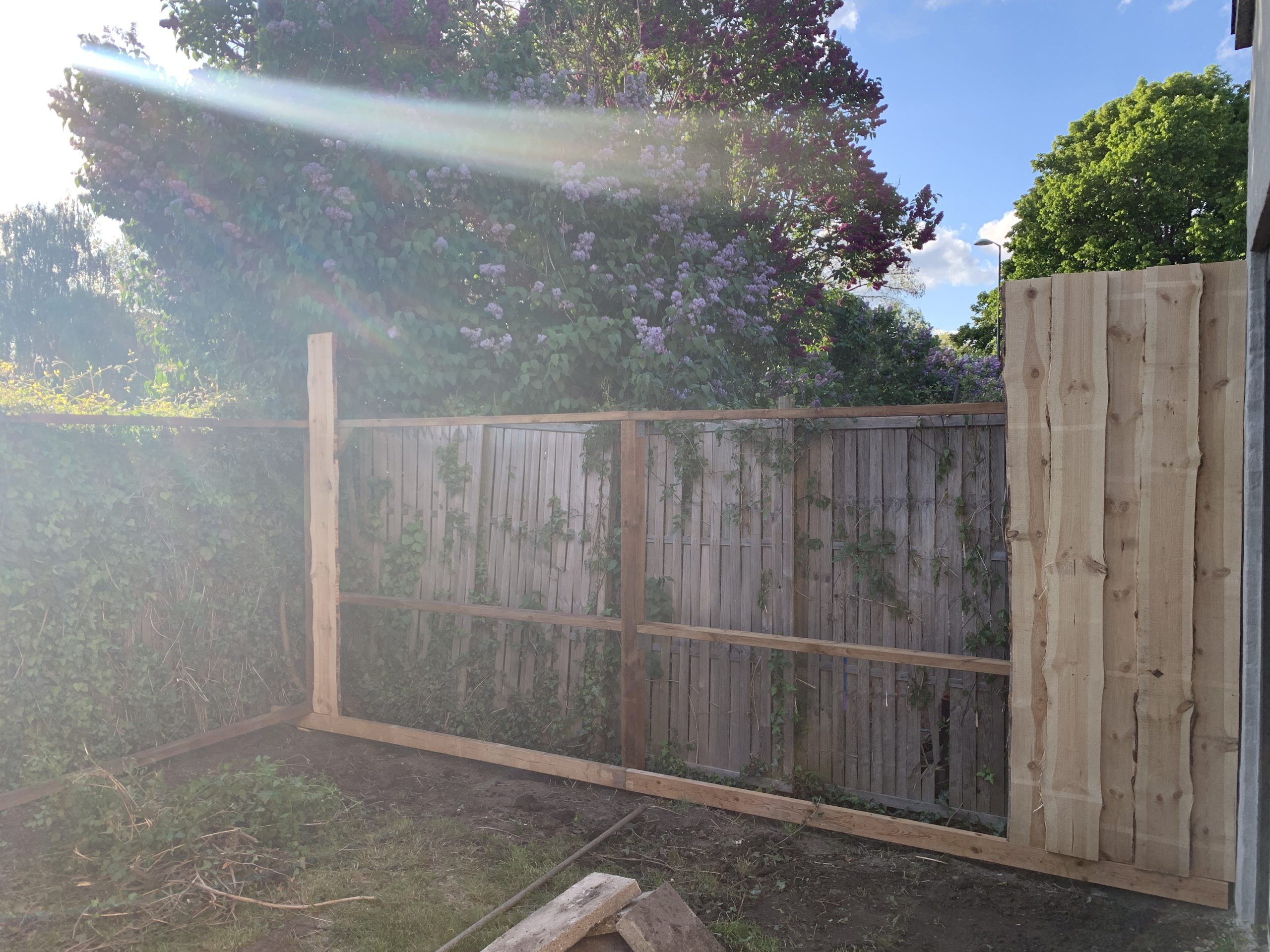 Terrasse med shelter og hyggekrog