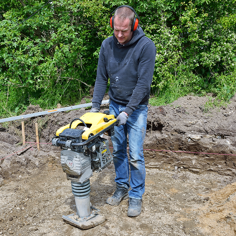 Bundsikringsgrus montering 1