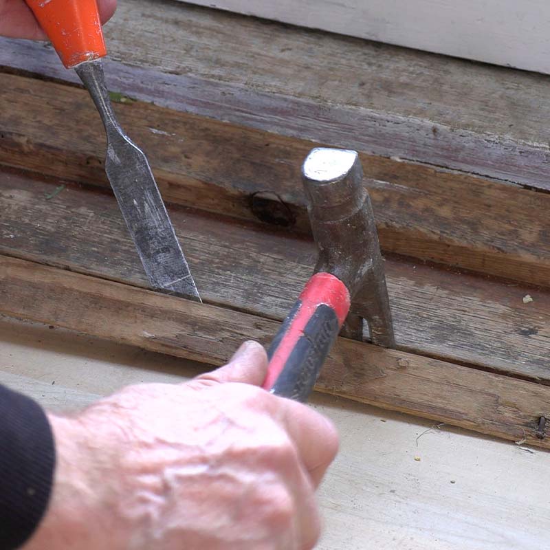 Olja eller lacka tröskel