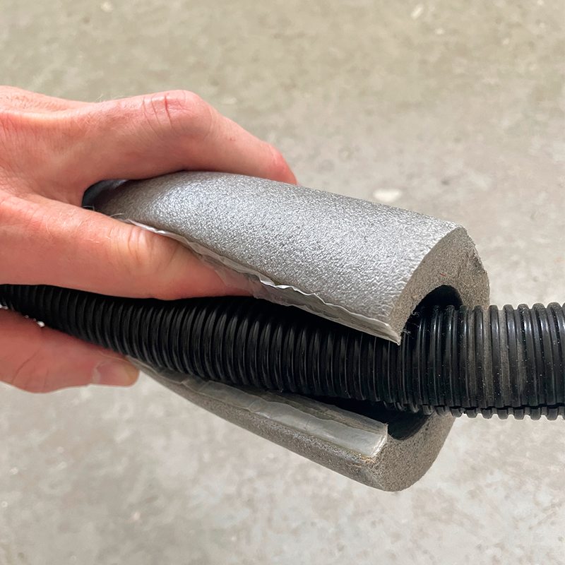 Rørisolering rørskaale i skummateriale 1