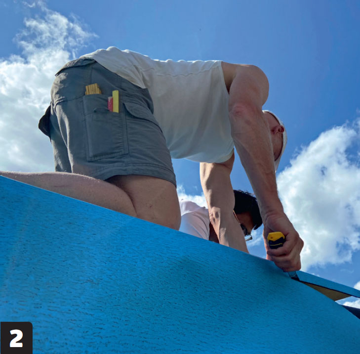 Isoleret skur med listebeklædning