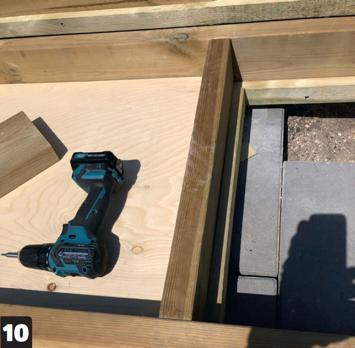 Isolert utebod: Vi lager et såkalt stubbloft