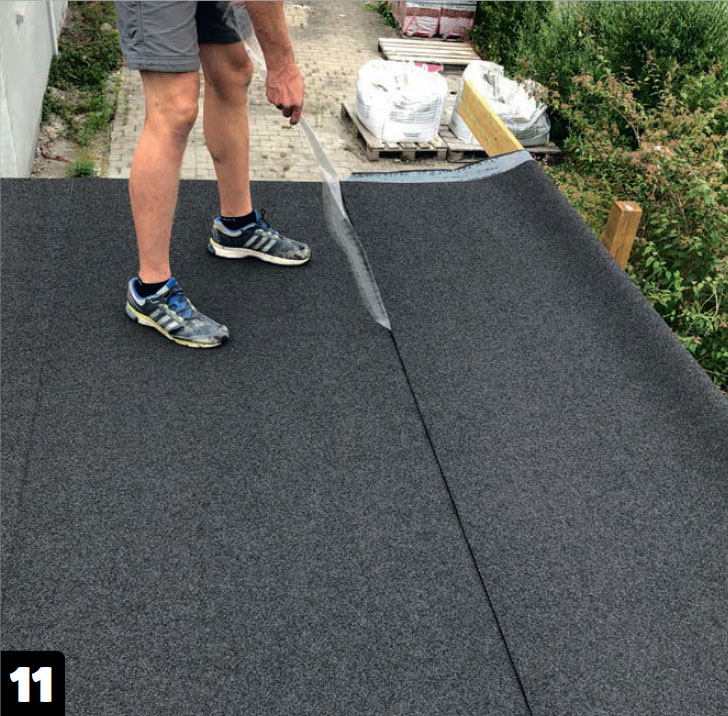 Redskapsbod isolert: Når lengdene ligger som de skal, trekker du av den beskyttende folien