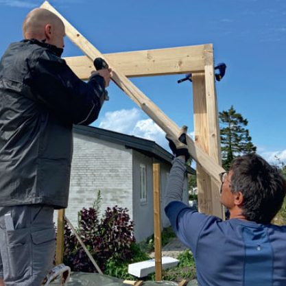 Isolerat förråd utan värme