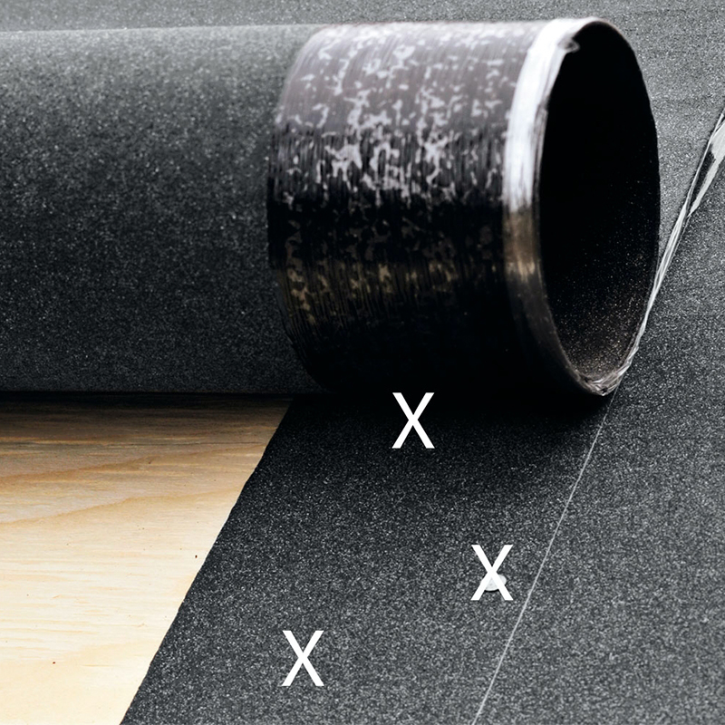 Takpapp montering två lager 2