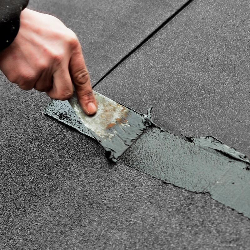 Takpapp montering två lager 6