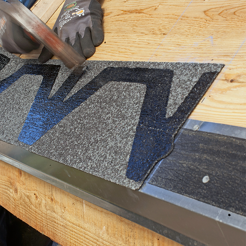 Takshingel montering 3