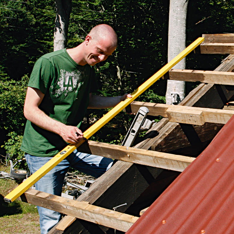 Bitumen takplate montering 4