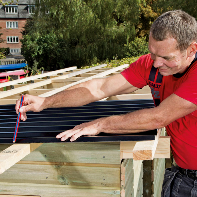 Ståltrapezplader montering 1