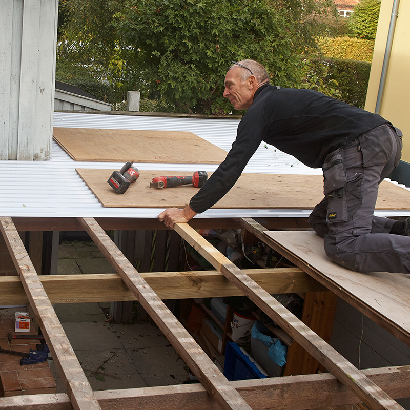 Polykarbonat korrugerade skivor montering 3