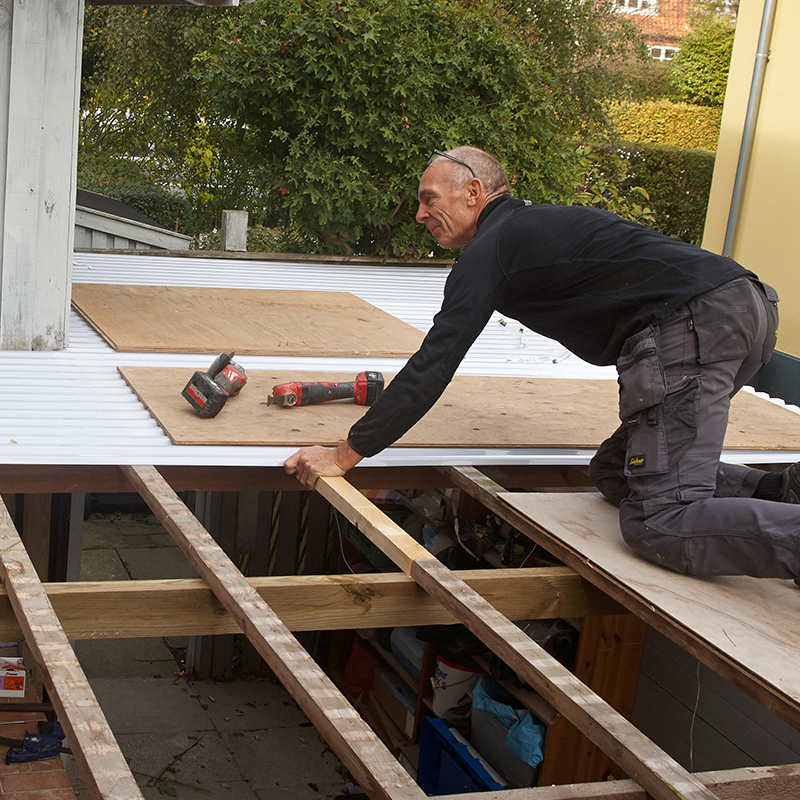 Trapezplader pvc montering 3