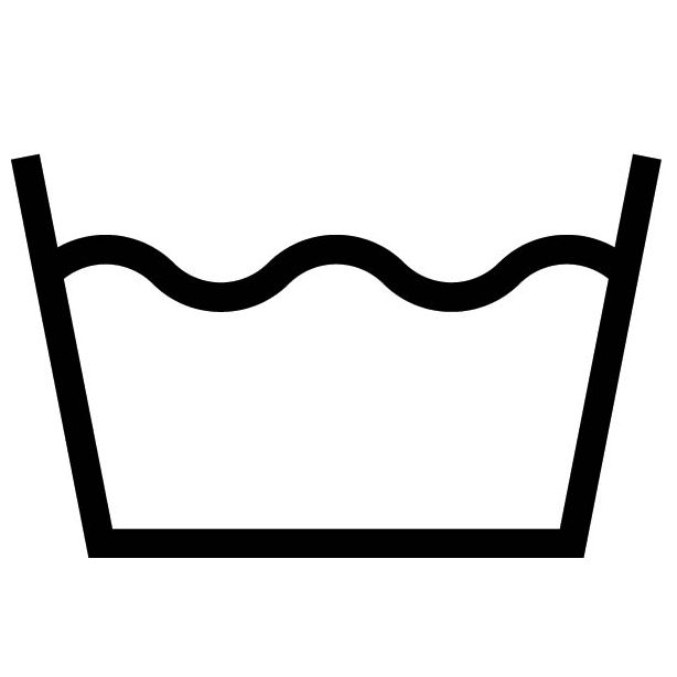 Vaskesymbol for "Tøjet kan vaskes"
