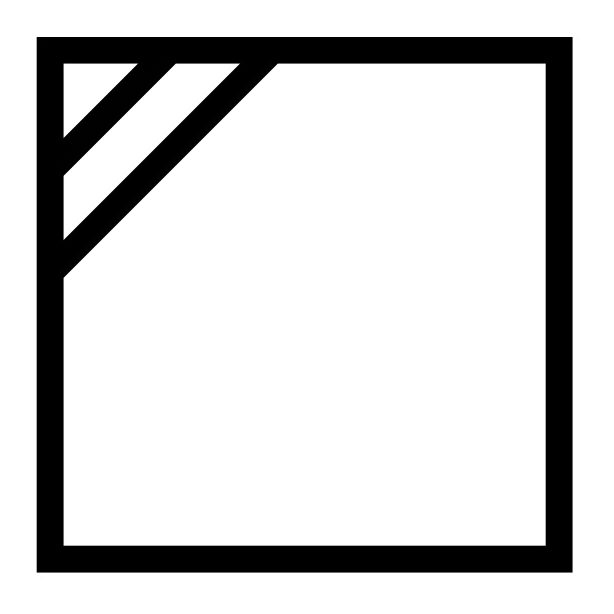 Symbol for tøjet skal tørres i skyggen