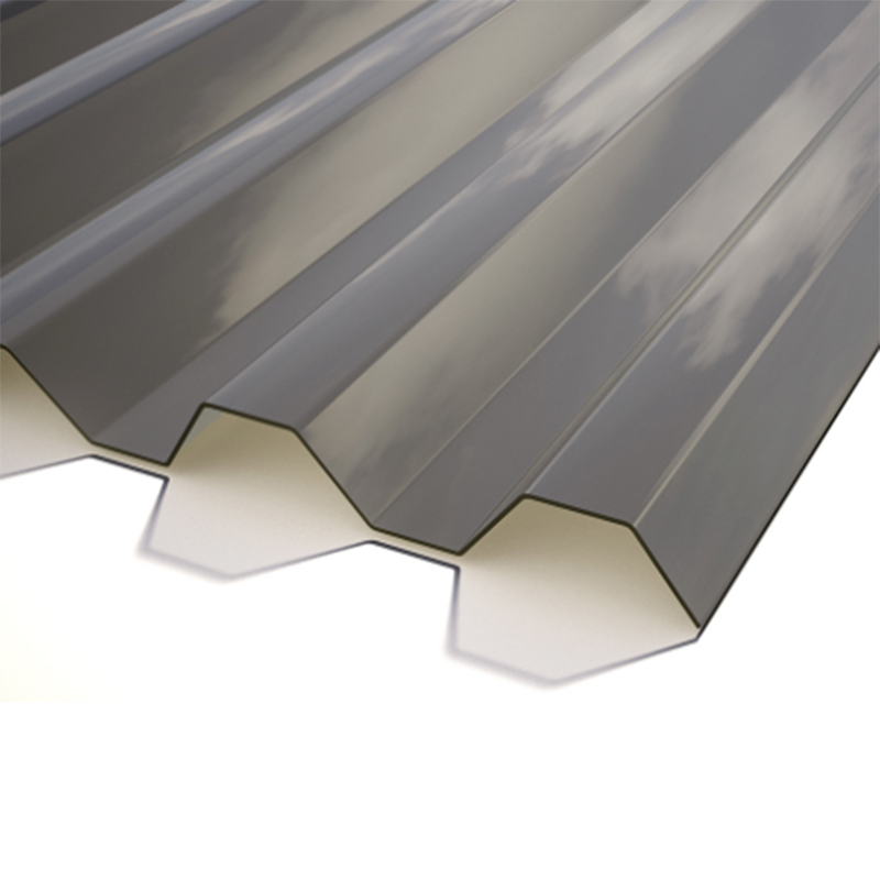 Røgfarvet trapezplade