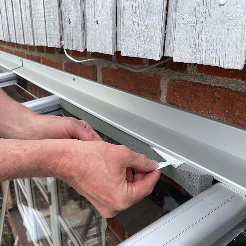 Kirkas muovilevy asennus 5