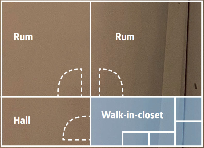 Bygga walk in closet ritning