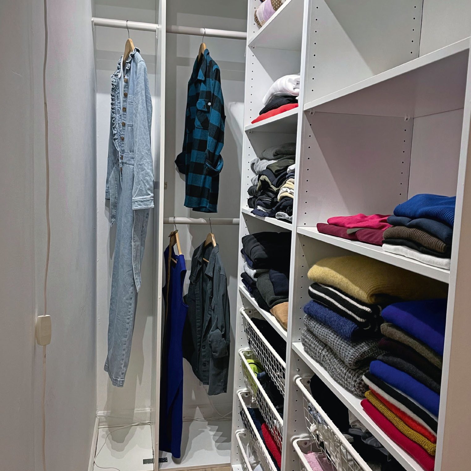 Bygga walk in closet: Inred rummet