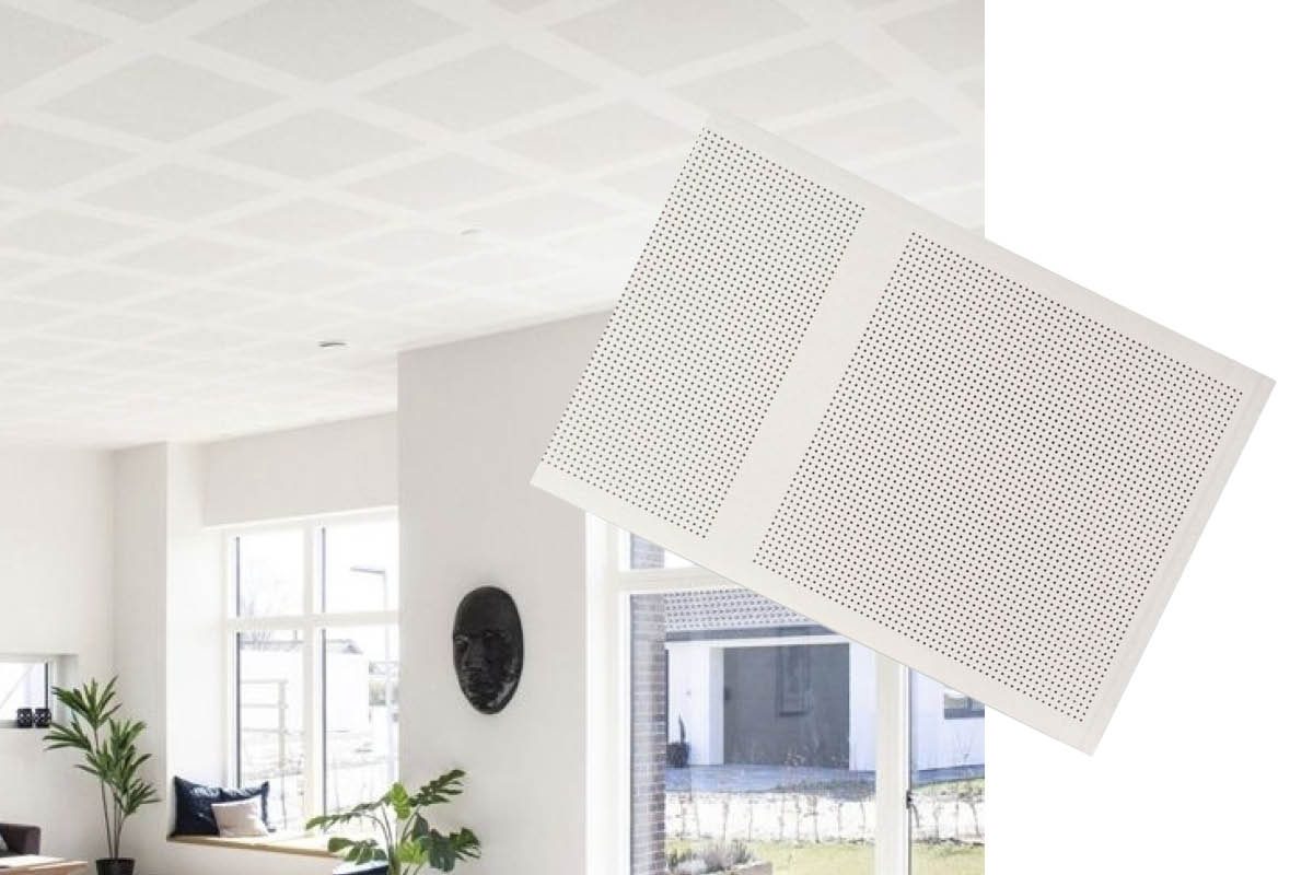 Akustikkplater tak: Perforert gips