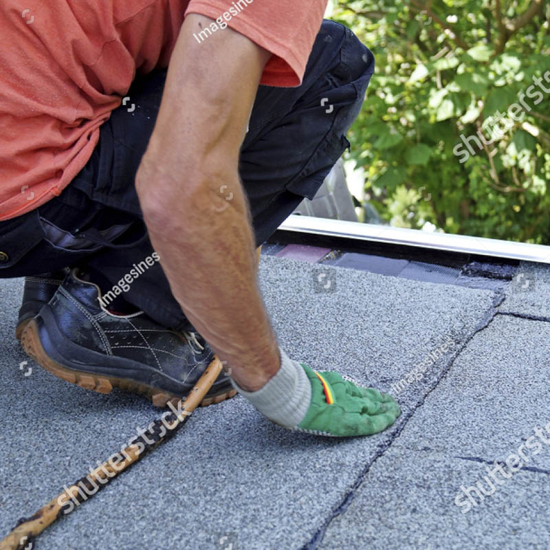 Viherkatto: Asenna kaksi kerrosta kattohuopaa, jotta kasvien juuret eivät vahingoita kattoa