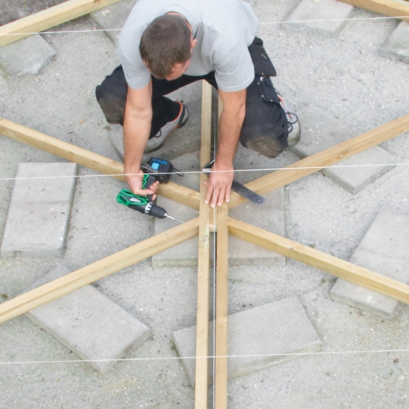 Bambus terrassebord 1