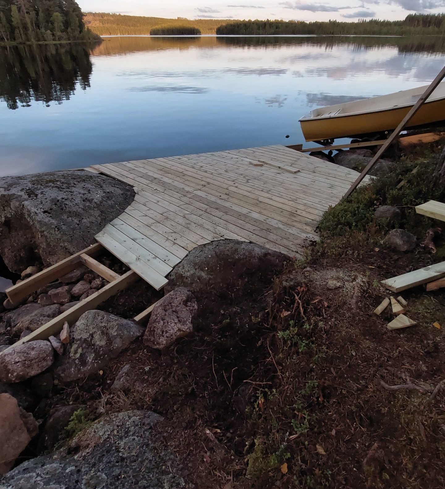 Laituri mittojen mukaan