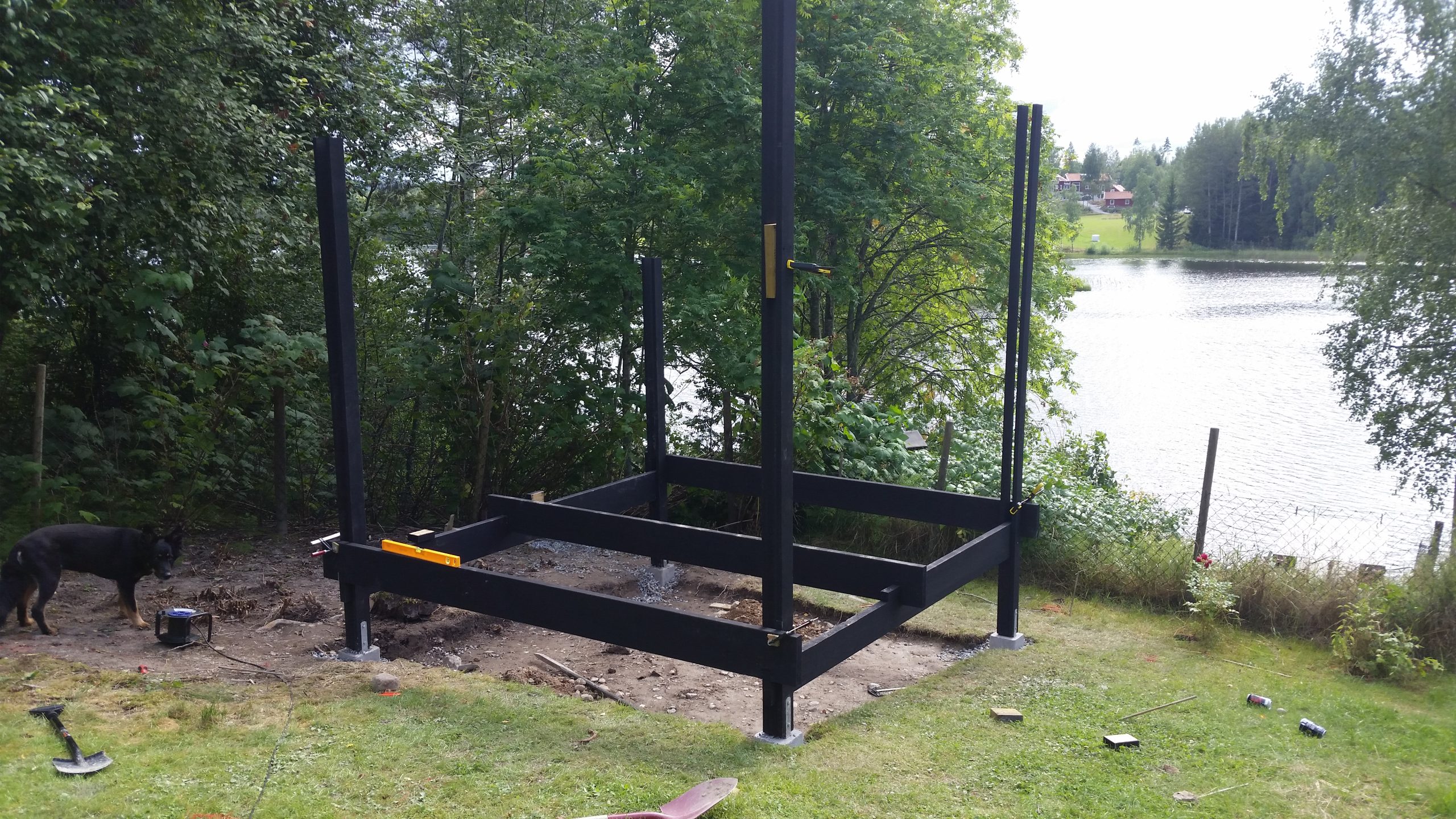 Overbygget badestamp