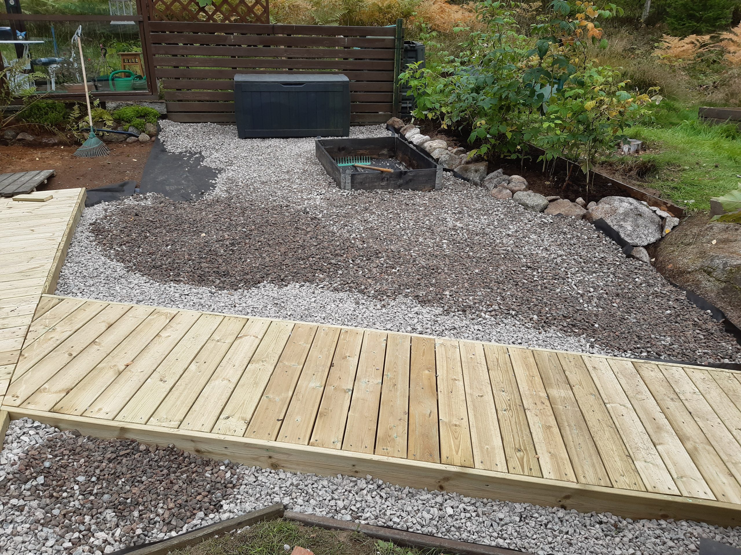 Uterom med badestamp