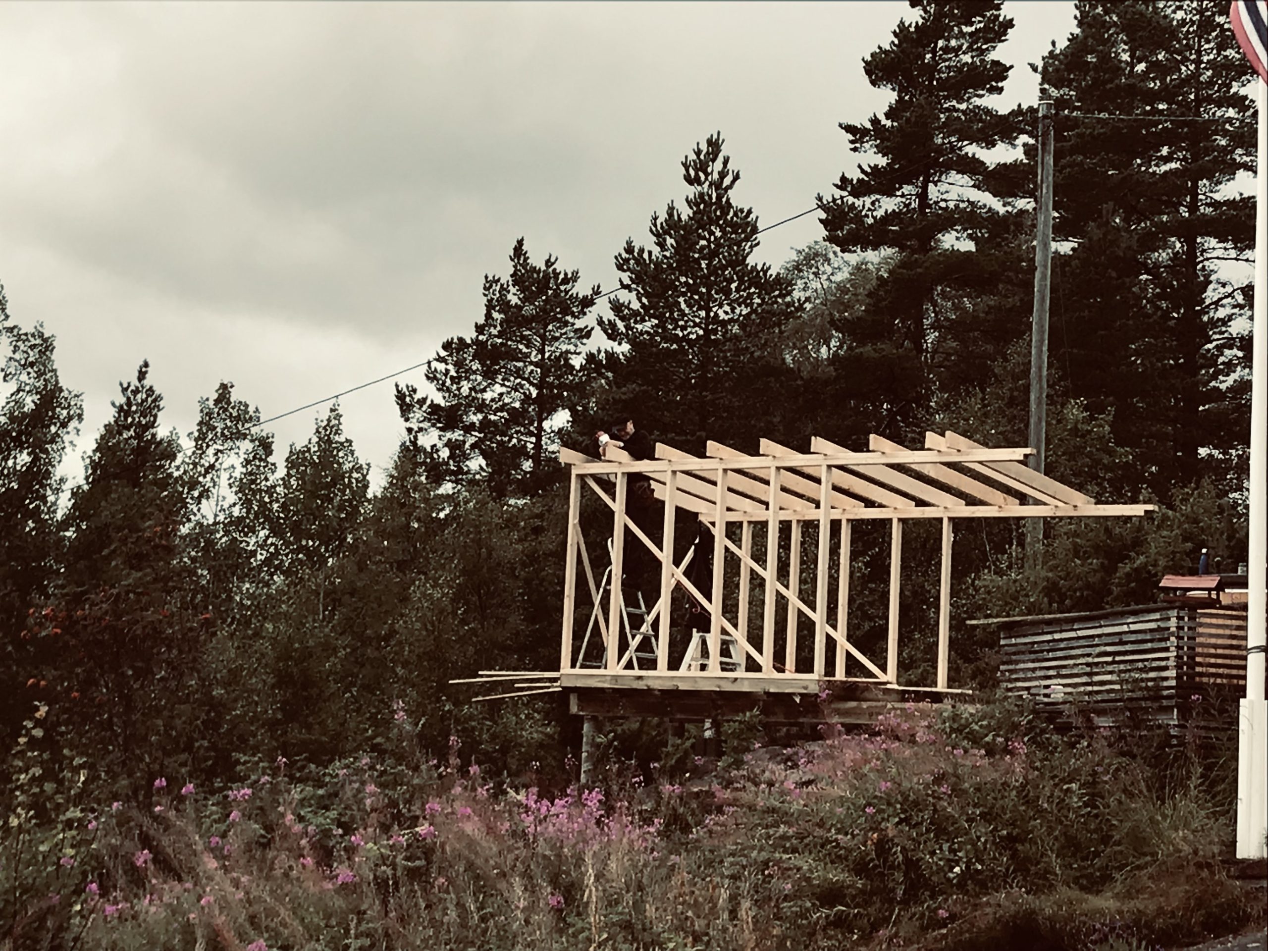 Sauna panoraamaikkunalla