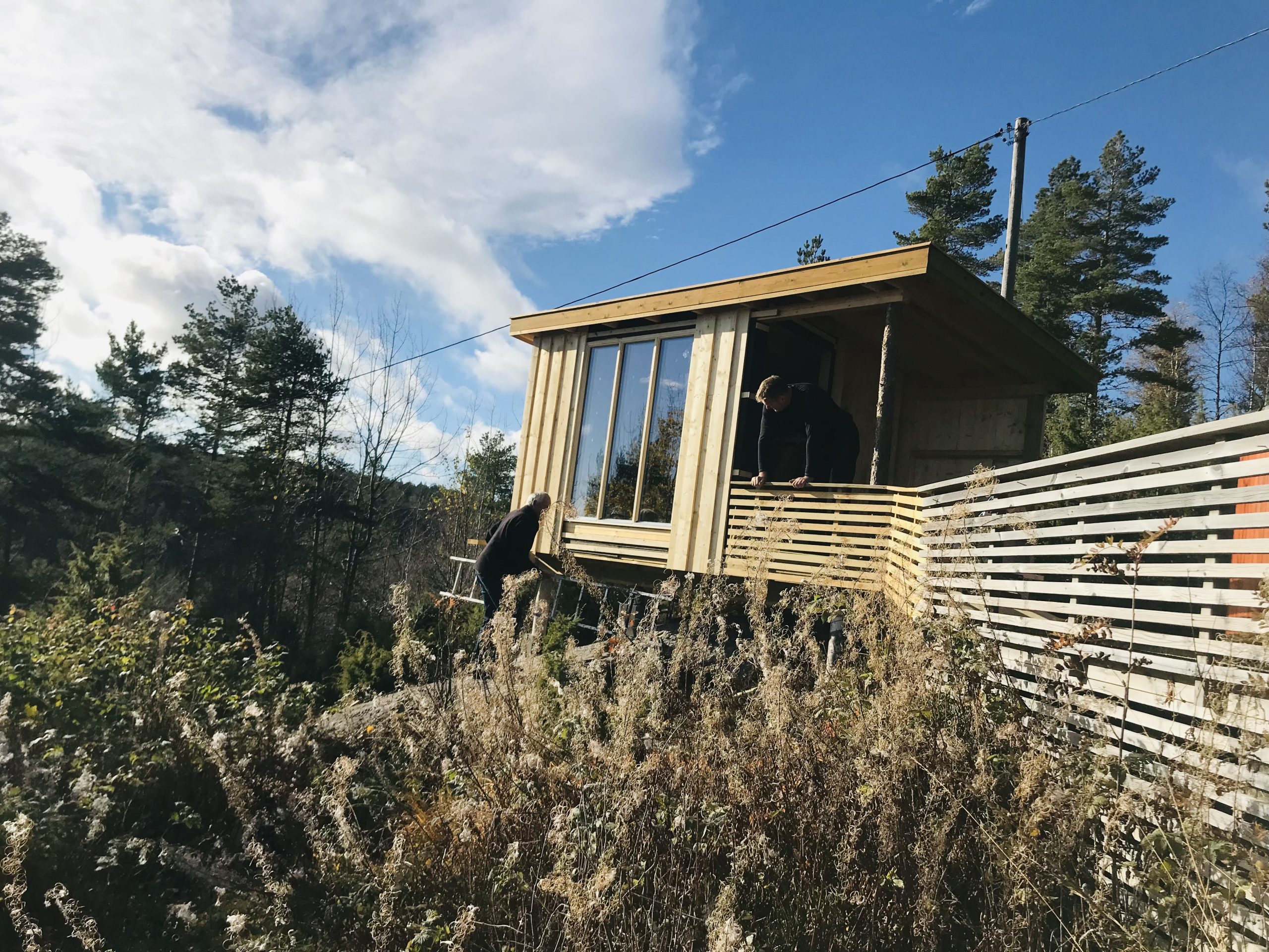 Sauna panoraamaikkunalla