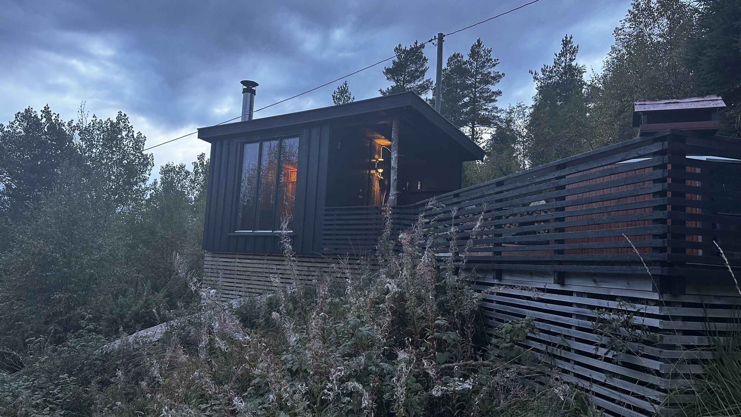 Sauna panoraamaikkunalla