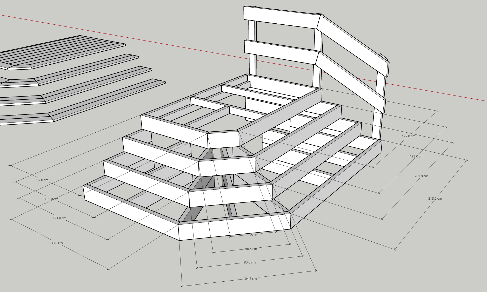 Ny trappe til hoveddøren