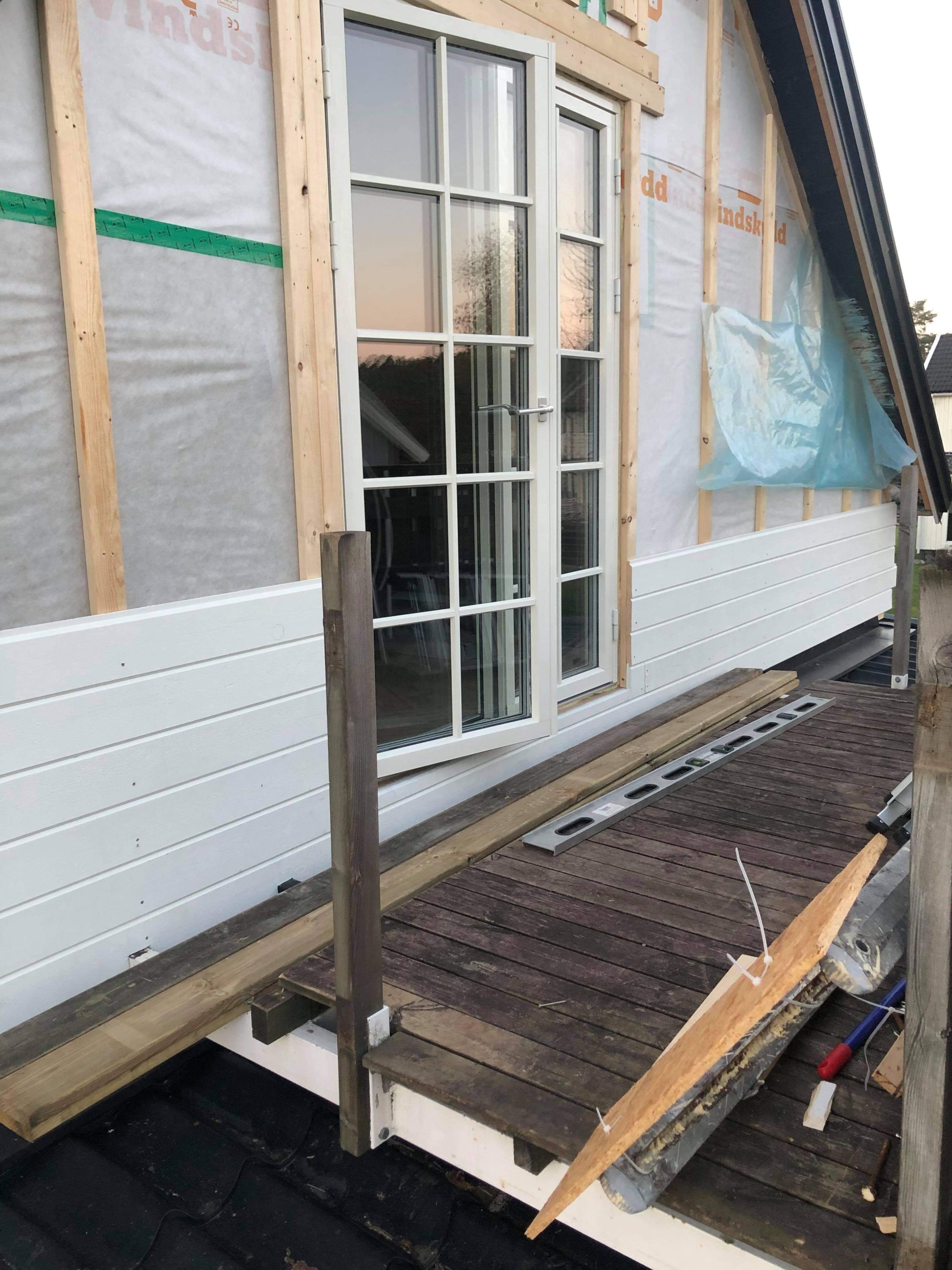 Ny fasad och fönster