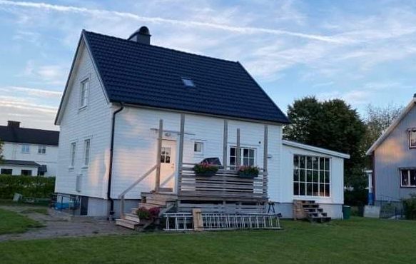 Ny facade og vinduer