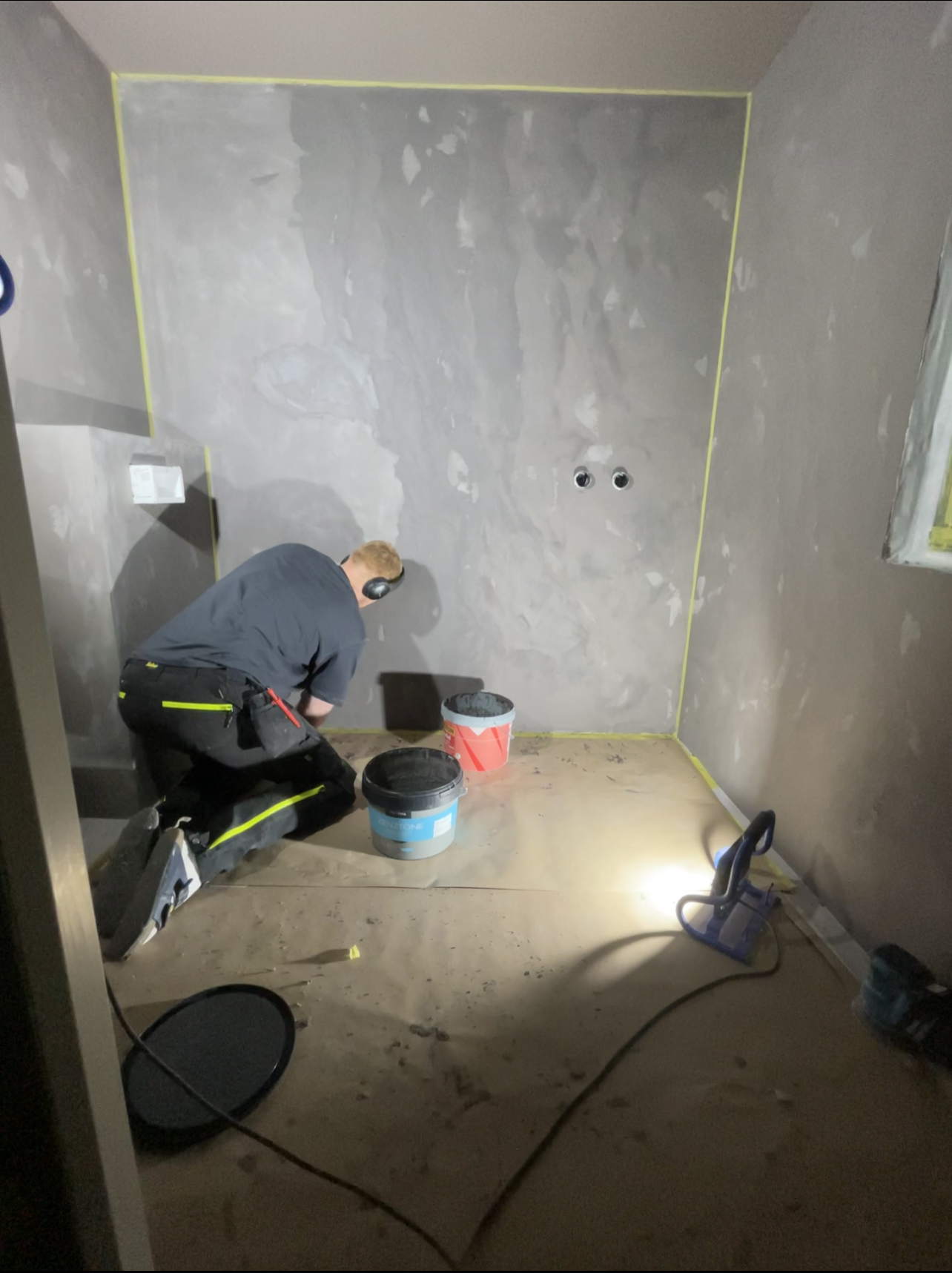 Uusi kylpyhuone mikrosementillä