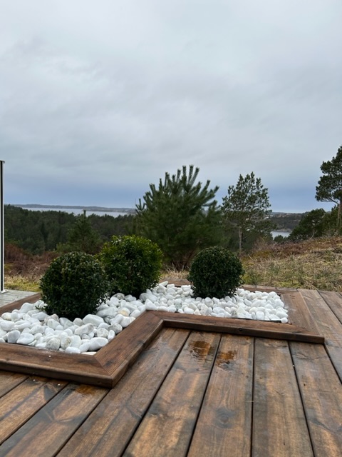 Uteområde med läskydd