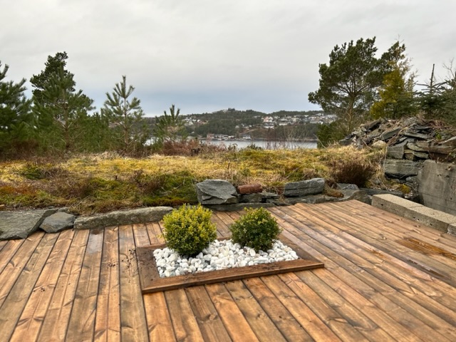 Uteområde med läskydd