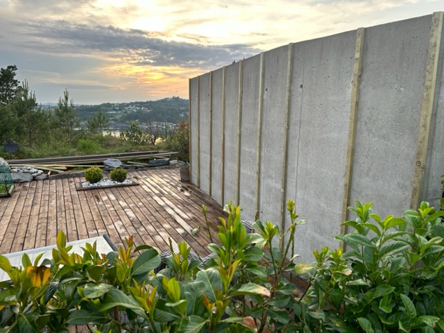 Udeområde med læhegn