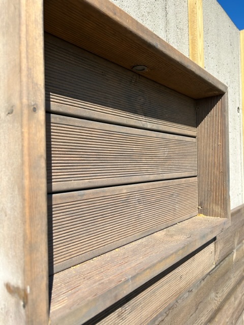 Uteområde med läskydd